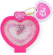 Fulla Little Charmers Bracelet Set with 4 Stylish Designs, Colorful Beads, Metal Heart Charm in Cute Case, Fashion Jewelry Accessory for Creative Expression Play, Girls Ages 3+