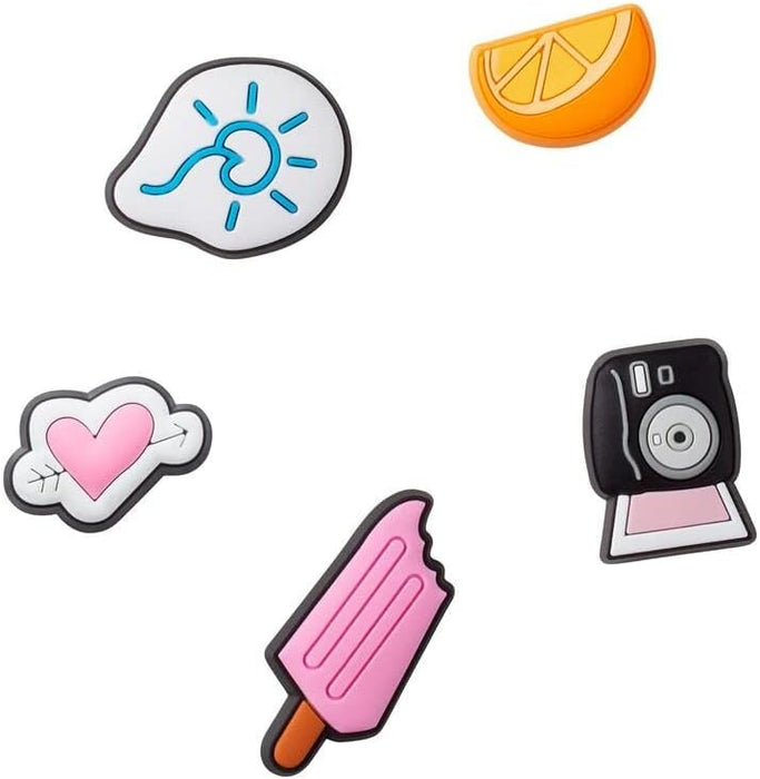 Crocs Jibbitz 5-Pack Summer Shoe Charms | Jibbitz for Crocs