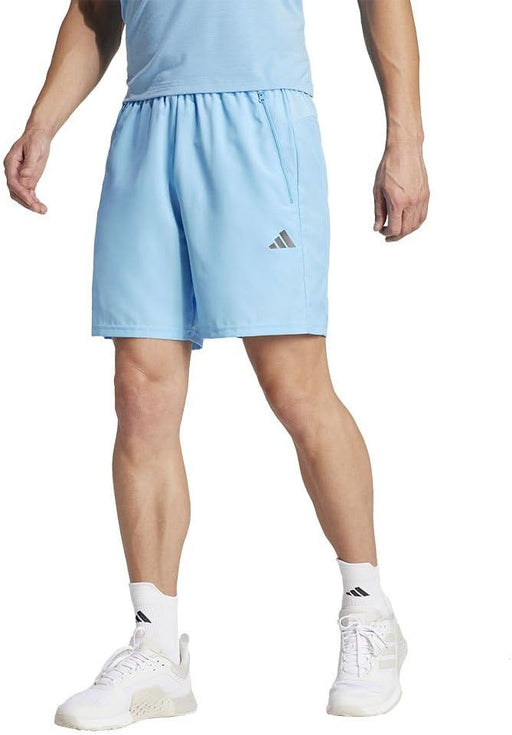 Men's Train Essentials Woven Training Shorts - Semi Blue Burst / Black