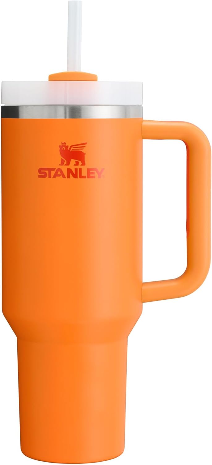 Stanley Quencher H2.0 Tumbler with Handle & Straw 40 oz | Twist On 3-Way Lid | Cupholder Compatible for Travel | Insulated Stainless Steel Cup | BPA-Free | Seafoam