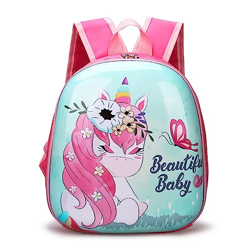 BBAUER Unicorn Backpack for Kids, Princess School Backpack Girls Elementary Primary Bookbag, Toddler school bag Kids Travel BookBag, Princess School Backpack for Age 3-12 Years