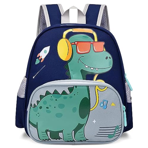 NP Cute Dinosaur Backpack for Children Toddler Preschool School Book Bag for Boys and Girls Kindergarten Nursery Travel Bag, multi