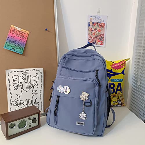 Cute Aesthetic Backpacks, School Backpack Teen Lightweight College Daypack for Teens Girls Women Students