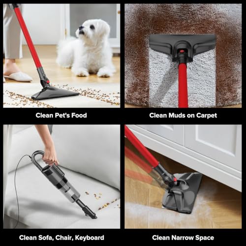 Airbot DX200 Ultra Thin Slim Wet & Dry Mop Vacuum with Water Tank Mopping Cloth Handheld Stick Vacuum Cleaner