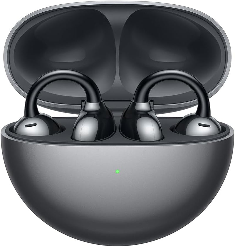 FreeClip, Groundbreaking Aesthetic Design, Feather-light Wearing, Open-ear Listening, AI Crystal-Clear Call, Long Battery Life, Dual-Device Connections, Black - Black