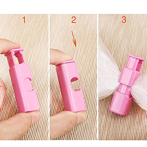 4 x Bag Sealing Clips Bag Clips Food Storage Clips Air Tight Seal Grip Food Sealing Bag Clips Kitchen Home Office Usage for Coffee Opened Fresh Food Bags and Snack Bags