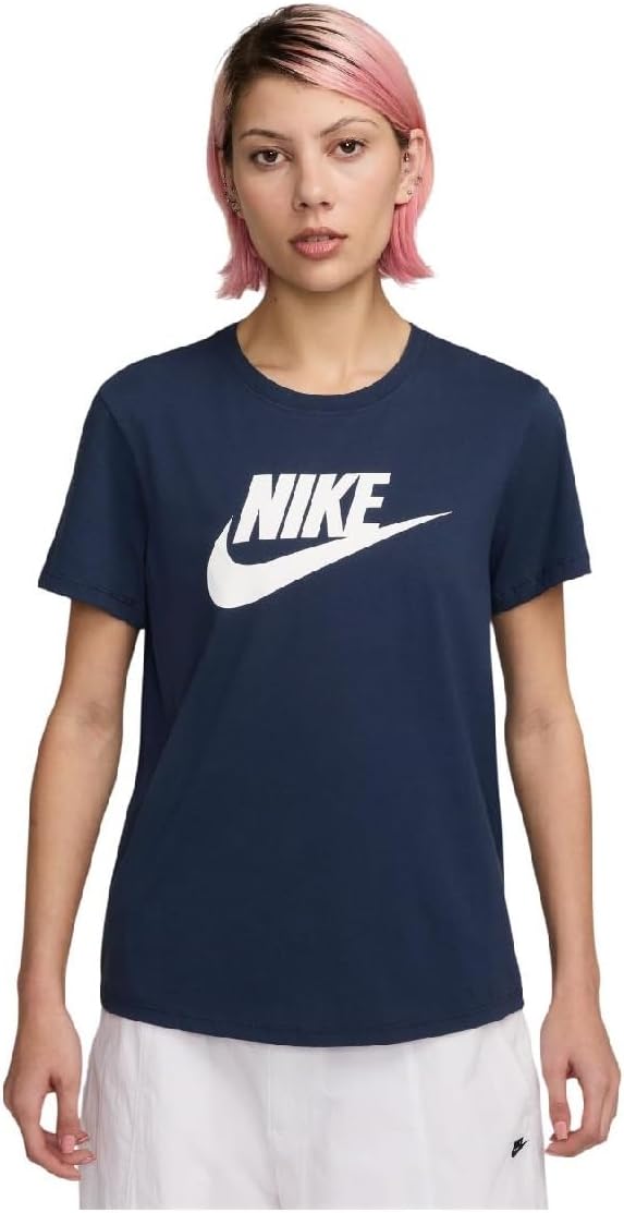 Womens Sportswear Club Short Sleeve Icon Futura TEES AND T-SHIRTS (pack of 1) - MIDNIGHT NAVY