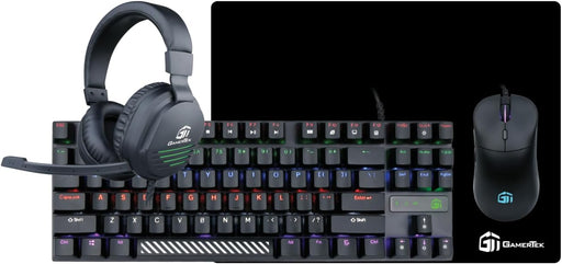 GamerTek Power Pack Gaming Bundle - 4-in-1 Essentials for Gamers