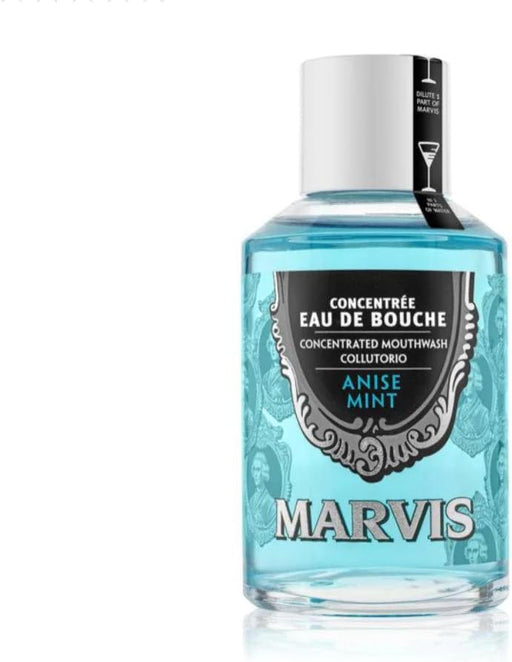 Marvis Concentrated Anise Mint Mouthwash, Anise Mint, 120 milliliters
