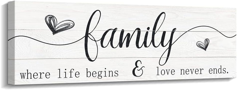 Kas Home Thankful Grateful Blessed Wall Decor Canvas Inspirational Quote Sign Farmhouse Rustic Wall Art Positive Word Hanging Decoration for Bedroom Living Room Kitchen Framed Plaque (10.6 x 13.7