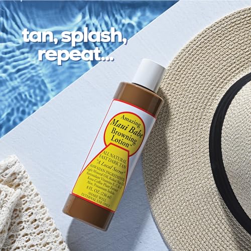 Maui Babe Browning Lotion - All Natural Fast Dark Tan