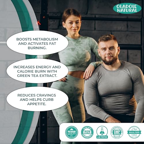 Oladole Natural Slimming Weight Loss Diet Pills, Non-Prescription Weight Management Aid, Powerful Fat Burning and Appetite Suppression - Excellent for Keto Diet 60 Capsules