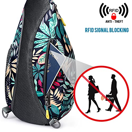 G4Free Small Sling Bag Shoulder Backpacks Gym Bags Chest Rucksack Crossbody Daypacks for Hiking Outdoor