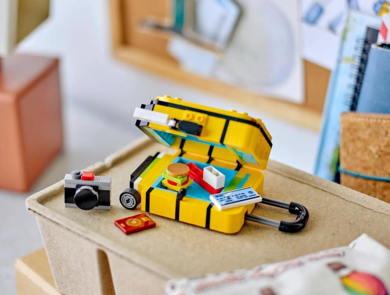 Yellow Travel Suitcase 40817