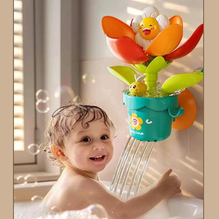 AM ANNA Bath Toys for Toddlers 1-3 Age 1 2 3 4 Year Old Boys Girls Toddler Bath Tub Toys for Kids Baby Infant Water Bath Tub Toys, Durable Interactive Multicolored Infant Toy, Strong Suction Cups