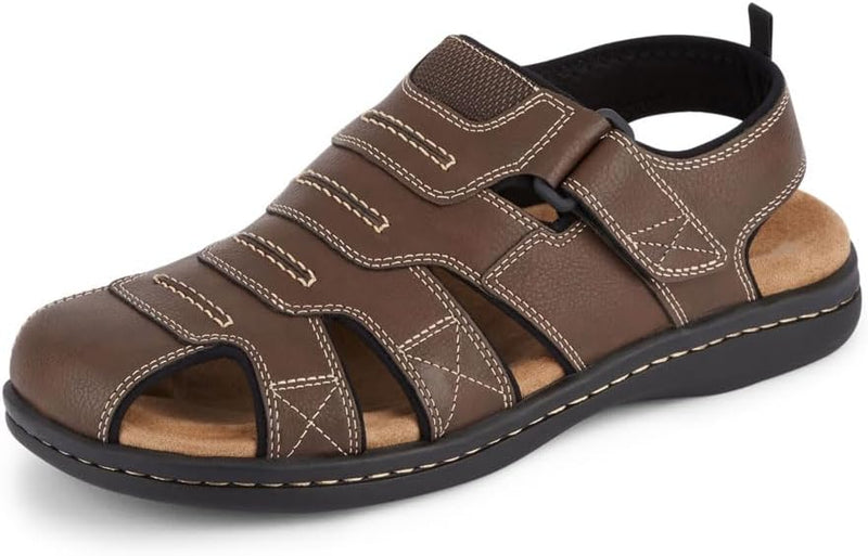 Searose mens Fisherman Sandal - Brown