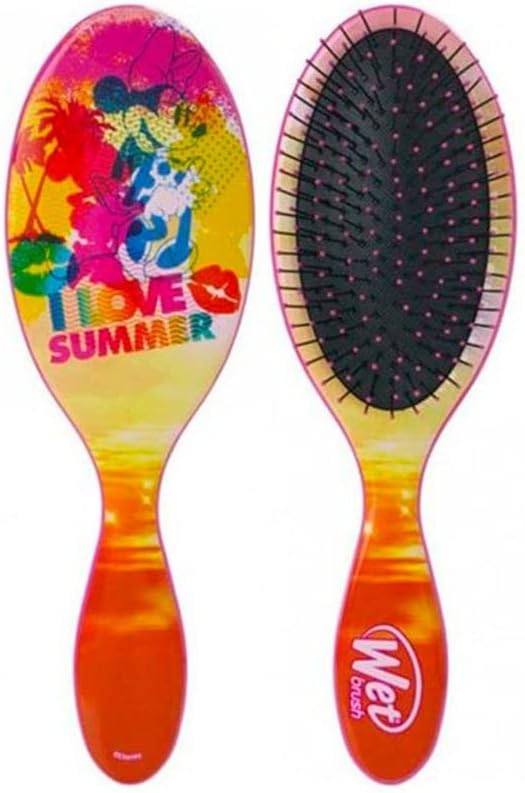 Wet Brush Speed Dry Hair Brush - Color Wash, Watermark - Vented Design and Ultra Soft HeatFlex Bristles Are Blow Dry Safe With Ergonomic Handle Manages Tangle and Uncontrollable Hair - Pain-Free