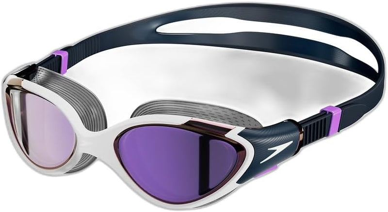 Speedo Women's Biofuse 2.0 Swimming Goggles Female Design Patented Adjustment Mechanism Anti-Fog Anti-Leak Comfort Fit Swimming Goggles (Pack of 1) - Blue