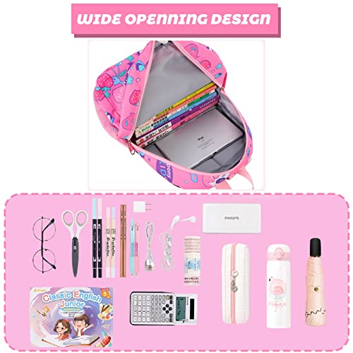 TOMVAES Unicorn Kids Backpack,Girls Backpack for School, Children Casual Daypack Book Bag Rucksack,Perfect for Daycare and Preschool