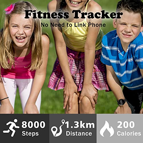 Kids Watch, Digital Watch for Boys Girls, Sport Watch with Fitness Tracker, Alarm Clock, Stopwatch, No App and Waterproof, Watch for Kids Ages 5-12