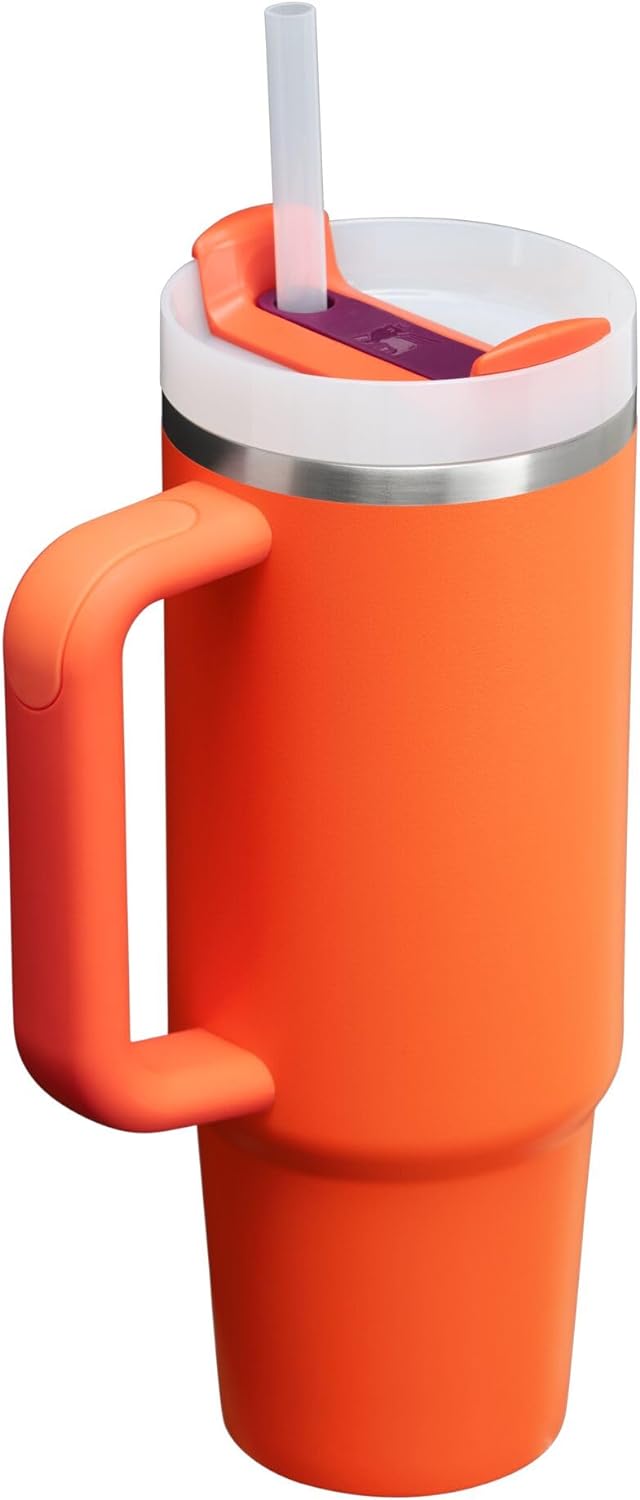Stanley Quencher H2.0 Tumbler with Handle & Straw 40 oz | Twist On 3-Way Lid | Cupholder Compatible for Travel | Insulated Stainless Steel Cup | BPA-Free | Seafoam