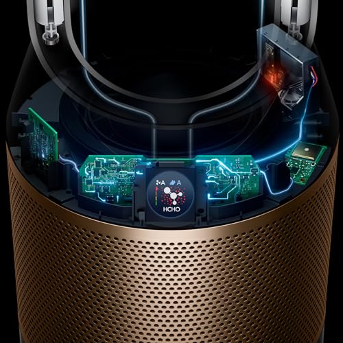 Dyson Purifier Humidify + Cool Formaldehyde PH04 (White/Gold) Humidifier, Air purifier & Fan | 2 year Dyson warranty | 379514-01 - UAE Version