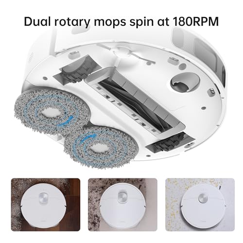 Dreame L10s Ultra Robot Vacuum Cleaner and Mop with Self-Cleaning Station (Automatic Dust Collection) 3D Obstacle Detection, 210m Suction 5300Pa, WiFi/APP/Alexa, 2 Years Warranty