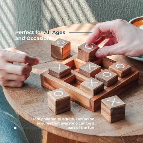 Tic Tac Toe & 4 in a Row Table Games Set,Board Game Toy for Kids and Adults Coffee Table Living Room Decor and Desk Decor Family Games Night Classic,Party Favors, Birthday Day Gifts and Prize