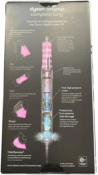 Dyson Special edition Airwrap™ Complete long multi-styler in Strawberry bronze and blush pink with Detangling comb