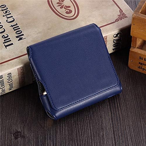 TGSMART - Case For IQOS 3 Case For IQOS 3.0 Duo Cigarette Accessories Protective Cover Bag PU Leather Case For Electronic Cigarettes (Navy Blue)