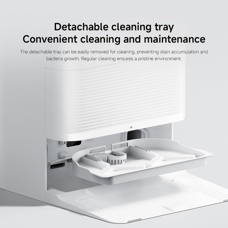 Xiaomi Robot Vacuum X20 Pro with 7000Pa Suction power, All-in-One Station, Auto Mop washing, Hot air drying, Auto dust collection, Carpet Detection, LDS Navigation, 160min Runtime, App & Voice Control