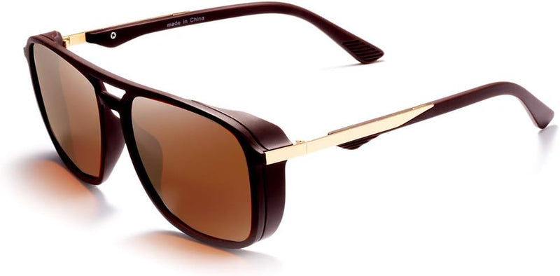Kimorn Polarized Sunglasses For Men Square Frame Unisex Outdoor Sports Goggle Classic K0623