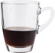Ocean Kenya Mug, Set Of 6, Clear, 320 Ml, P01640, Espresso Cup, Tea & Coffee Cup, Cappuccino Cup, Latte Glass