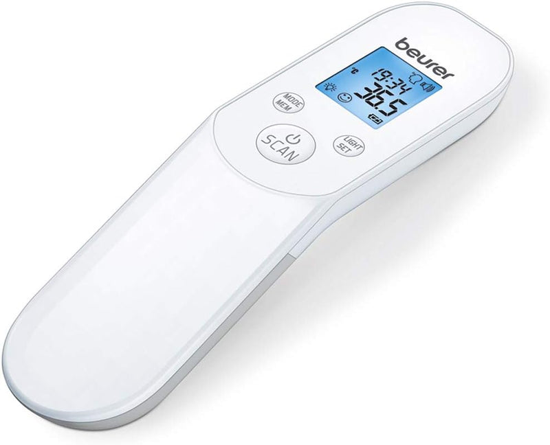 Beurer FT 85 Non-Contact Clinical Thermometer Digital Infrared Thermometer Hygienic and Safe Measurement of Body Temperature in-Built Memory Capacity 5 Year Warranty - Contemporary