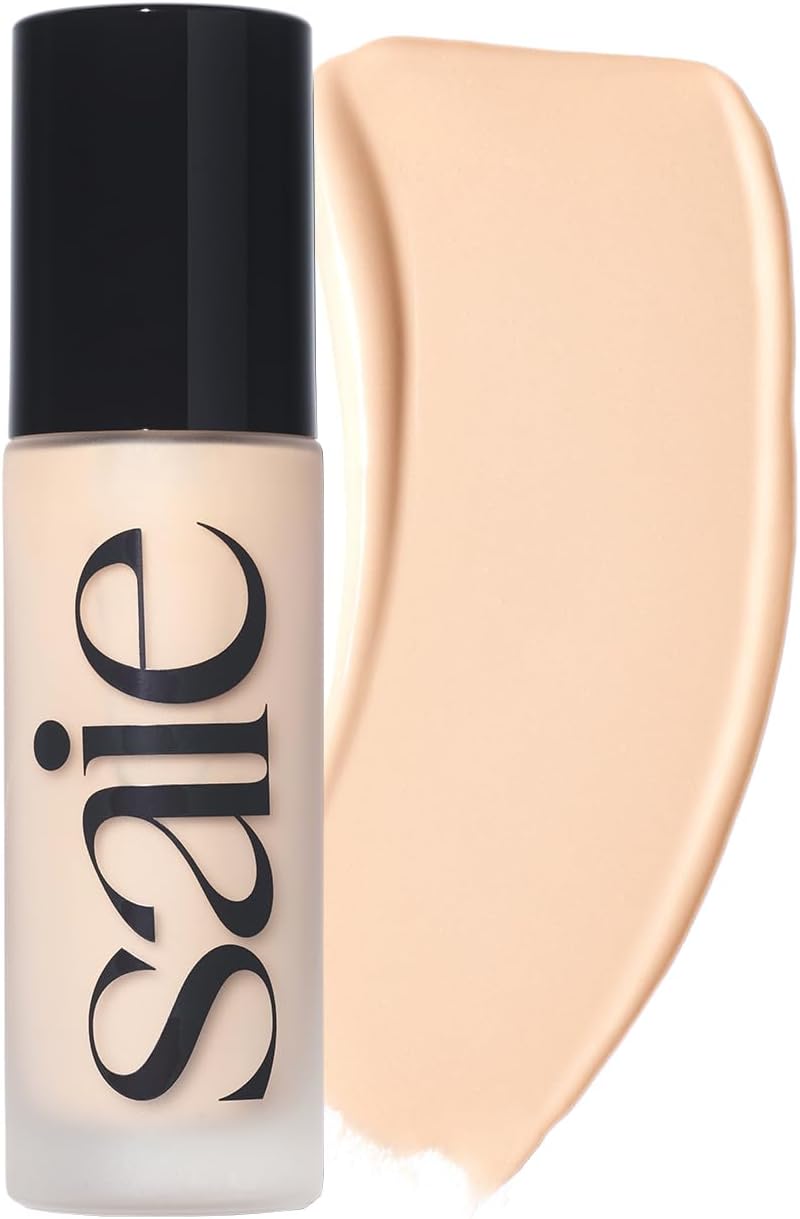 Glowy Super Skin Tint Liquid Foundation - Hydrating Serum Foundation with Lightweight, Medium Coverage - Formulated with Hyaluronic Acid to Hydrate, Brighten and Plump - Shade 11 (1.01 oz) - 1.01 Ounce (Pack of 1) Shade 03 - Very Light with Peach Undertones