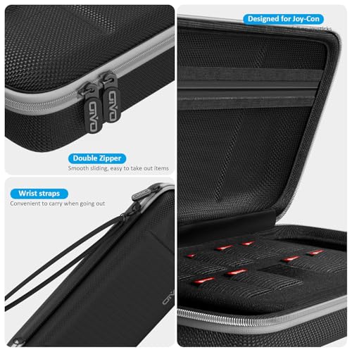 OIVO Switch OLED Case for Nintendo Switch OLED Accessories, Switch Carrying Case with Stand, Switch Portable Travel Bag with Game Storage for Nintendo Switch/Switch OLED Model (2021)