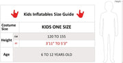 PINKE Kids Inflatable Alien Costume, Blow Up Alien Outfit for Children Halloween Prop Toy Cosplay Party Supplies, Halloween Costumes for Kids, One Size