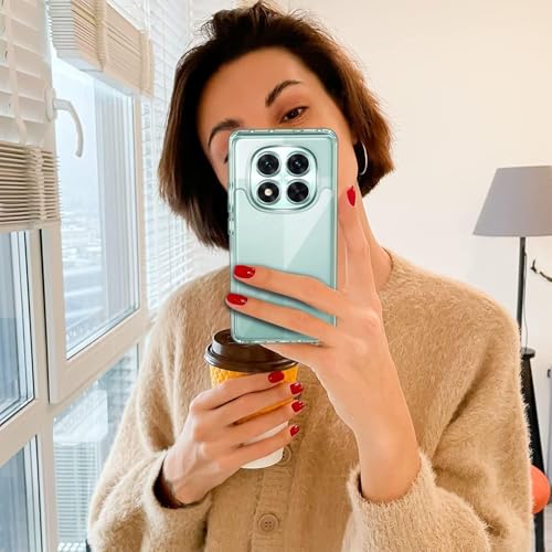 For Xiaomi Redmi Note 14 Pro 5G / Xiaomi Poco X7 Case, TPU Bumper + PC Hard Plate Clear Back Cover, Shockproof Protection Mobile Phone Case, Anti-Yellowing Slim Fit Protective Casing (Transparent)