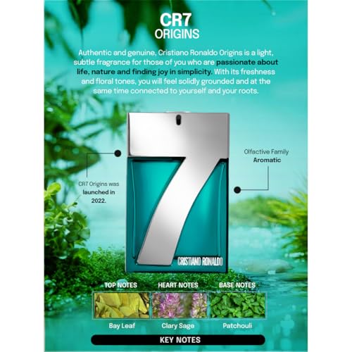 CR7 Cristiano Ronaldo 7Origins Eau de Toilette for Him 100 ml