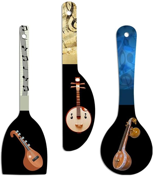 Artvibes Rajasthani Culture Wooden Wall Hanger for Home | Office | Living Room | Gift | Modern Decoration Items | Kitchen Wall Decor | Home Decor Hanging Items (WH_5012N), Set of 3