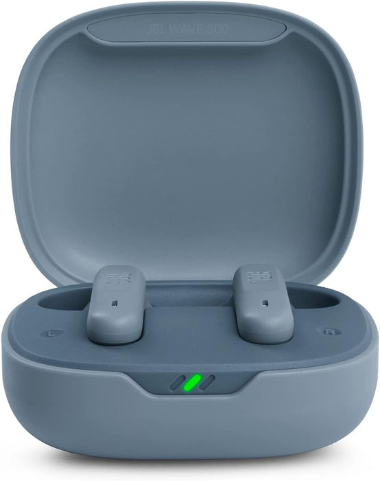 JBL Wave 300TWS True Wireless Earbuds, Deep Bass Sound, 26H Battery, Open-Ear Comfortable Fit, Hands-Free Stereo Call, Dual Connect, Rain Resistant, Voice Assist, Touch Control - Black, JBLW300TWSBLK