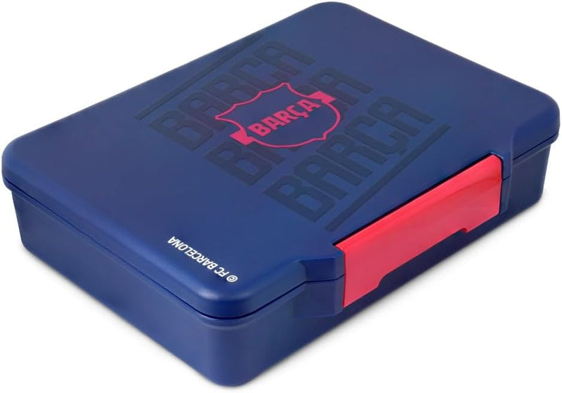Lunch Box for Boys, Children & Adults, Paris Saint Germain Soccer Football 1300ml Leak-Proof 5-Compartments Bento Lunch Box for Kids, BPA-Free Food Container for School & Office - FCB
