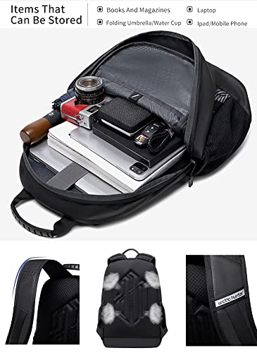 ah arctic hunter Lightweight Casual School Bag, Water Resistant College Book bag Laptop Backpack with for Men and Women