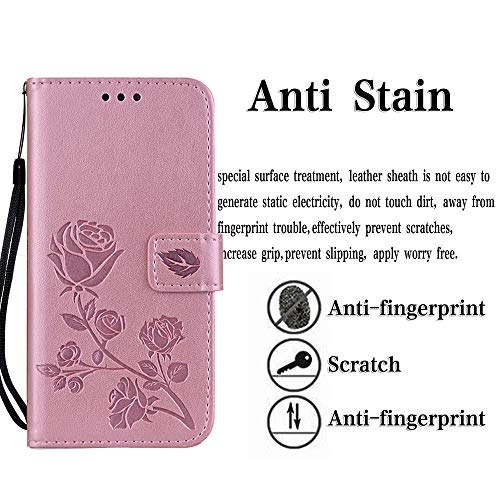 Case for Xiaomi Redmi 9C/Redmi 9C NFC, mobile phone case for Xiaomi Redmi 9C NFC, folding case case, stand, card slot, silicone bumper, shockproof protective cover for Xiaomi Redmi 9C (6.53 inches)