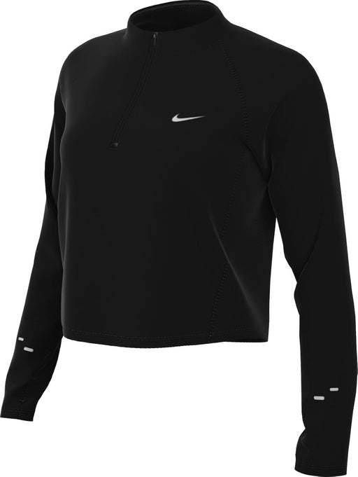 Womens Tempo Dri-FIT Half Zip TEES AND T-SHIRTS (pack of 1) - BLACK/(REFLECTIVE SILV)
