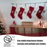 Retractable Clothesline - 304 Stainless Steel Retracting Indoor Curtains Wire - Adjustable Heavy Duty Laundry Dryer Rope for Dorm Apartment Hotel Bedroom