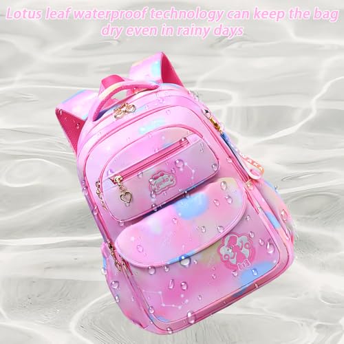 TOMVAES Kids Backpack for School Girls,Cute Lightweight Preschool Backpack for Toddlers Boys Girls Toddler Backpack With Cute Pendant