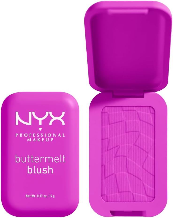 Buttermelt Powder Blush Compact, Matte Finish, up to 12 H Wear, Fade & Transfer Resistant, Butta Together - All The Butta