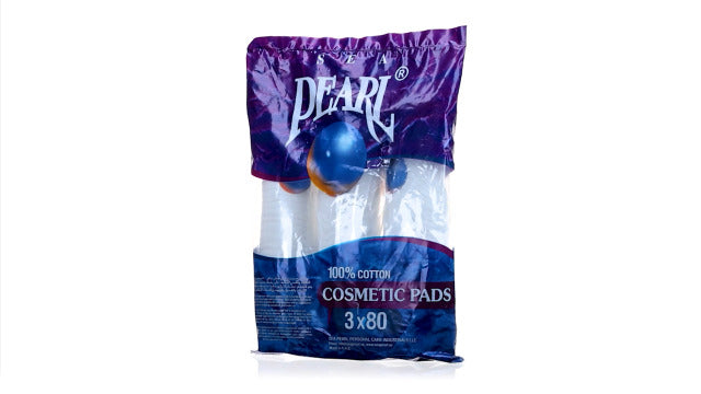 Sea Pearl Cotton Make Up Cosmetics Pads (Pack Of 3 X 80)