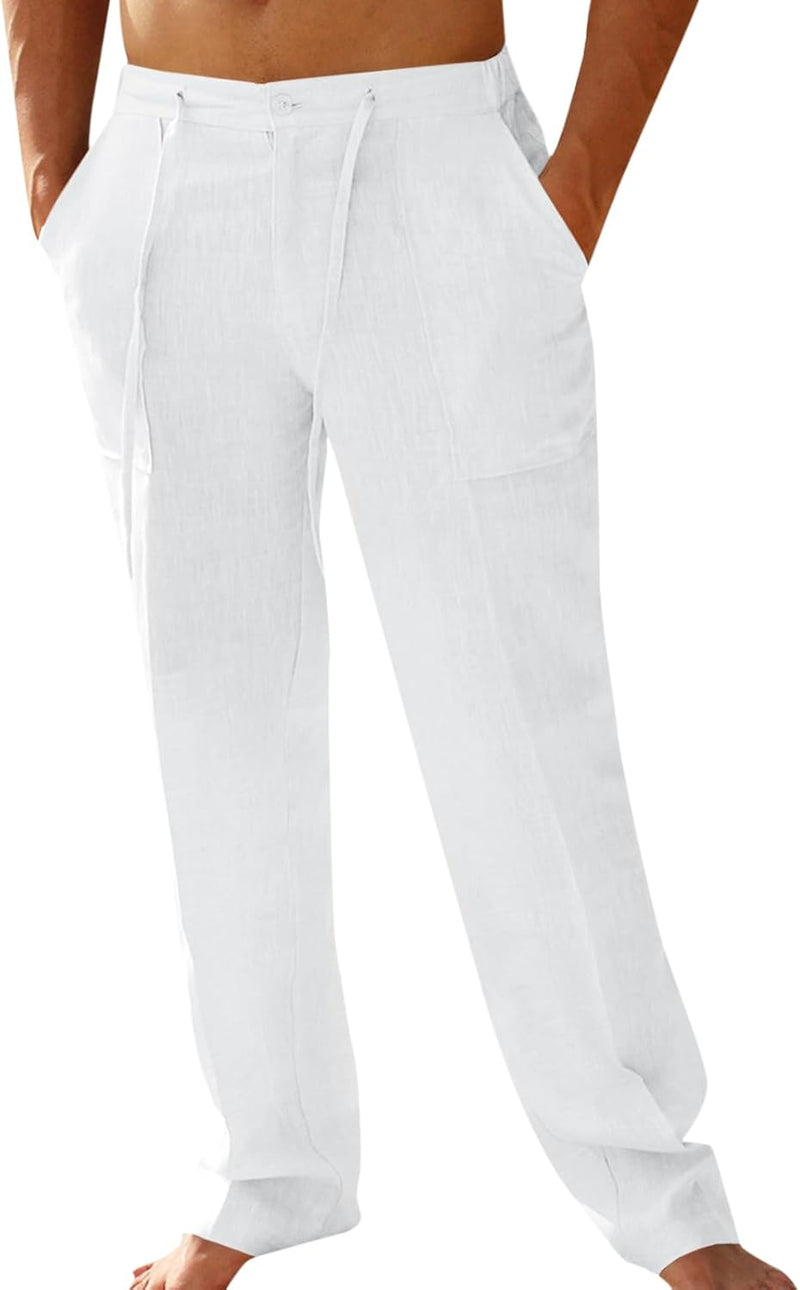 mens Straight Straight - White